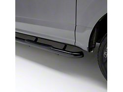 3-Inch Round Side Step Bars; Black (87-06 Jeep Wrangler YJ & TJ, Excluding Unlimited)