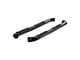 3-Inch Round Side Step Bars; Black (07-18 Jeep Wrangler JK 4-Door)