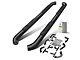 3-Inch Round Side Step Bars; Black (18-24 Jeep Wrangler JL 4-Door)