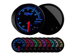 30 PSI Boost/Vacuum Gauge; Elite 10 Color (Universal; Some Adaptation May Be Required)