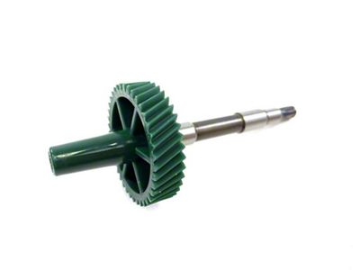 39-Tooth Speedometer Gear; Long Shaft; Dark Green (87-95 Jeep Wrangler YJ)