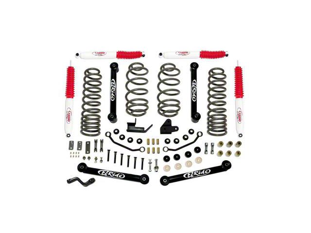 Tuff Country 4-Inch EZ-Ride Suspension Lift Kit with SX6000 Shocks (97-06 Jeep Wrangler TJ)