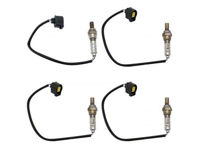 4-Piece O2 Oxygen Sensor Set (12-18 3.6L Jeep Wrangler JK)