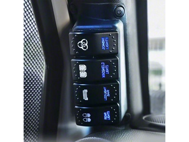 4-Rocker Switch Pod Control System (07-18 Jeep Wrangler JK)