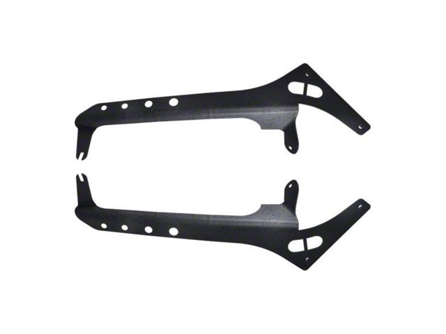 50-Inch Straight Light Bar Roof Mounting Brackets (18-24 Jeep Wrangler JL, Excluding 4xe)