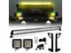 52-Inch RGBW LED Light Bar and RGB LED Ditch Lights with Mounting Brackets (07-18 Jeep Wrangler JK)