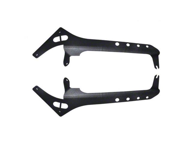 52-Inch Straight Light Bar Roof Mounting Brackets (18-24 Jeep Wrangler JL, Excluding 4xe)