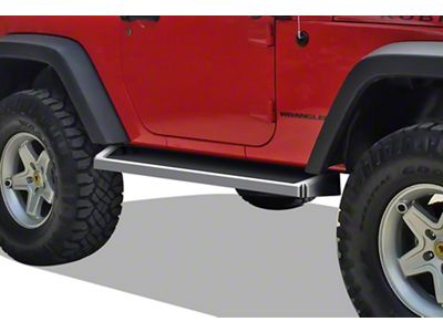 6-Inch iRunning Boards; Polished (07-18 Jeep Wrangler JK 2-Door)