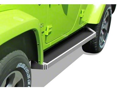 6-Inch iRunning Boards; Polished (07-18 Jeep Wrangler JK 4-Door)