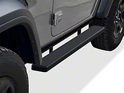 6-Inch iStep Running Boards; Black (18-24 Jeep Wrangler JL 2-Door)