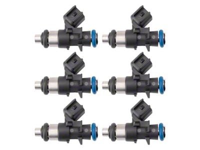 6-Piece Fuel Injector Set (12-18 3.6L Jeep Wrangler JK)