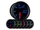60 PSI Boost Gauge; Black 7 Color (Universal; Some Adaptation May Be Required)