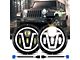 7-Inch LED Headlights with DRL and Amber Turn Signal; Black Housing; Clear Lens (76-86 Jeep CJ7; 97-18 Jeep Wrangler TJ & JK)