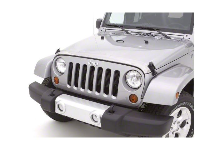 Aeroskin Hood Protector; Chrome (18-24 Jeep Wrangler JL)