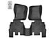 All-Weather Heavy Duty Front and Rear Floor Liners; Black (14-18 Jeep Wrangler JK 4-Door)