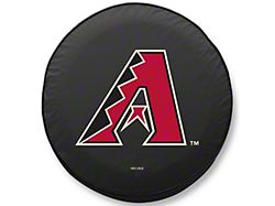 Arizona Diamondbacks Spare Tire Cover; Black (76-18 Jeep CJ7, Wrangler YJ, TJ & JK)