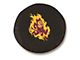 Arizona State Spare Tire Cover with Camera Port; Black (18-24 Jeep Wrangler JL)