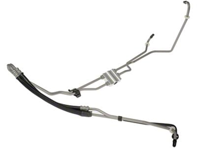 Automatic Transmission Oil Cooler Hose Assembly with Bypass Valve; Inlet and Outlet (12-18 Jeep Wrangler JK)