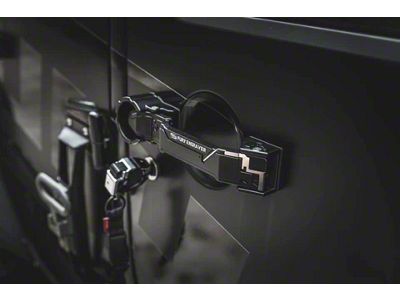 Awaken Series Aluminum Door Handle Kit; Black (07-18 Jeep Wrangler JK 2-Door)