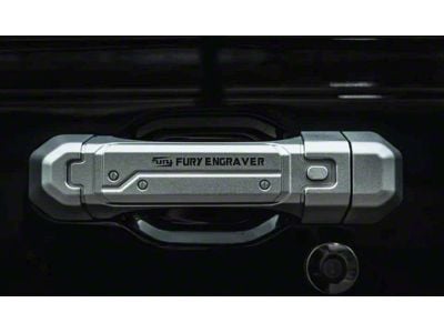 Awaken Series Aluminum Door Handle Kit; Silver (18-24 Jeep Wrangler JL 2-Door)