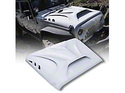 Beast Series Hood with Scoop; Unpainted (07-18 Jeep Wrangler JK)