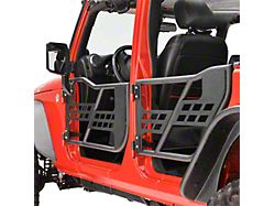 Beast Series Tube Doors; Front (07-18 Jeep Wrangler JK)