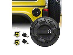 Bedrock Series Gas Cap Cover without Key Latch (18-25 Jeep Wrangler JL)