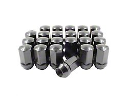 Black Factory Style Lug Nut Kit; 14mm x 1.5; Set of 23 (18-24 Jeep Wrangler JL)