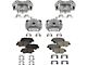 Brake Calipers with Ceramic Brake Pads; Front and Rear (07-18 Jeep Wrangler JK)