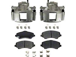 Brake Calipers with Ceramic Brake Pads; Front (07-18 Jeep Wrangler JK)