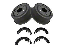 Brake Shoe and Drum Kit; Rear (90-00 Jeep Wrangler YJ & TJ)