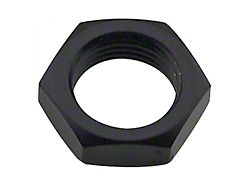 Bulkhead Nut; -6AN x 9/16-18; Black