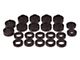 Bushing Kit; 22-Piece; Black (76-79 Jeep CJ7)