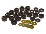 Bushing Kit; 22-Piece; Black (87-95 Jeep Wrangler YJ)