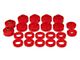 Bushing Kit; 22-Piece; Red (76-79 Jeep CJ7)