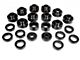 Bushing Kit; 26-Piece; Black (81-86 Jeep CJ7)