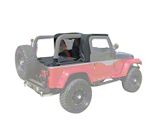 Cab Soft Top and Tonneau Cover with Tinted Windows; Black Denim (97-02 Jeep Wrangler TJ)