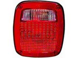 CAPA Replacement Tail Light; Passenger Side (91-06 Jeep Wrangler YJ & TJ)