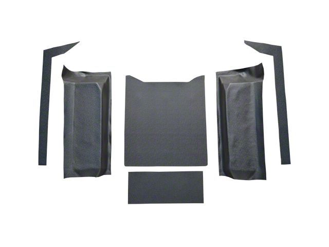 ACC Cargo Area Vinyl Flooring; Gray (87-95 Jeep Wrangler YJ)