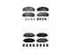 Ceramic Brake Pads; Front and Rear (18-24 Jeep Wrangler JL w/ Heavy Duty Brakes)