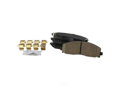 Ceramic Brake Pads; Front Pair (18-24 Jeep Wrangler JL)