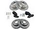 Ceramic Brake Rotor and Pad Kit; Front and Rear (07-18 Jeep Wrangler JK)