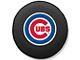 Chicago Cubs Spare Tire Cover with Camera Port; Black (18-24 Jeep Wrangler JL)