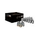 Chrome Acorn Lug Nuts; 1/2-Inch x 20; Set of 20 (87-18 Jeep Wrangler YJ, TJ & JK)