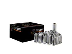 Chrome Acorn Spline Lug Nuts; 1/2-20-Inch; Set of 24 (87-18 Jeep Wrangler YJ, TJ & JK)