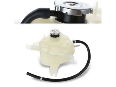 Coolant Recovery Overflow Tank with Cap (07-08 3.8L Jeep Wrangler JK)