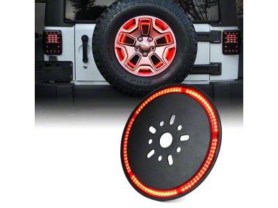 Cyclone Series Spare Tire LED Brake Light (07-18 Jeep Wrangler JK)