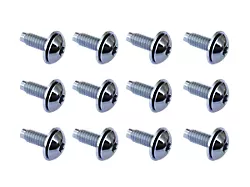 Dash Panel Bolts; Pack of 12 (76-95 Jeep CJ7 & Wrangler YJ)