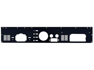 Dash Panel with Reinforcements, Two Speaker Vents and Clock Cutouts (76-86 Jeep CJ7)