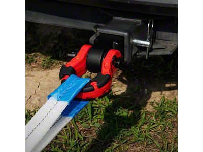 Demon 2-Inch Receiver Hitch Recovery Tow Hook with 3/4-Inch Shackle (Universal; Some Adaptation May Be Required)